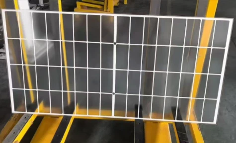 Screen printed glass for photovoltaic modules Screen printed glass for photovoltaic modules